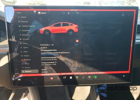 2023 Tesla Model X from USA, damaged, VIN 7SAXCDE55PF417579
